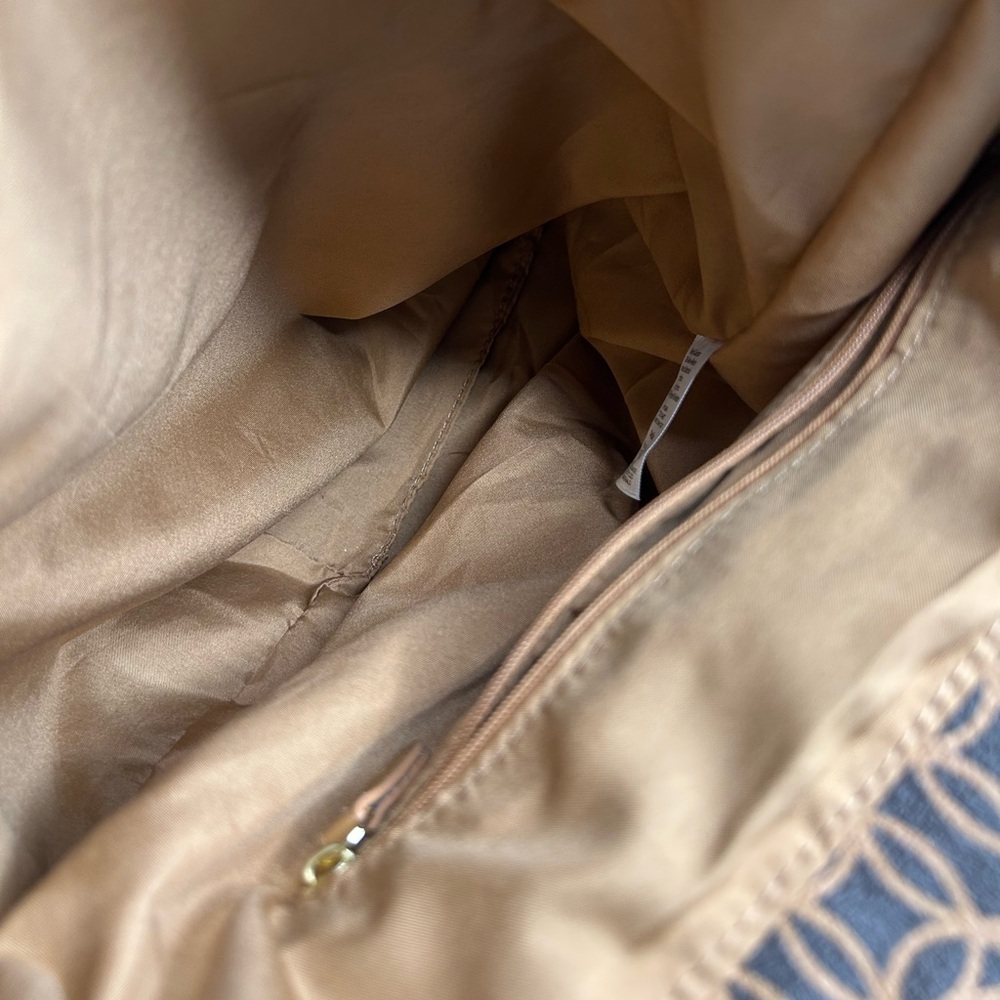 Brown Patterned Faux Leather Backpack - Picture 11 of 11